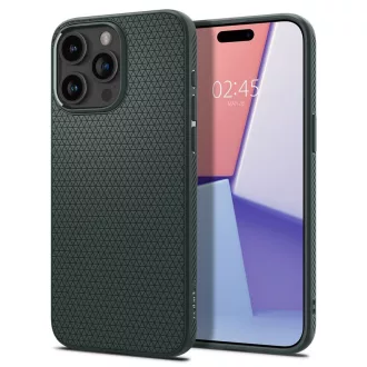 SPIGEN tok LIQUID AIR  iPhone 15 Pro Max abyss zöld