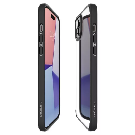 SPIGEN tok ULTRA HYBRID  iPhone 15 Plus matte fekete