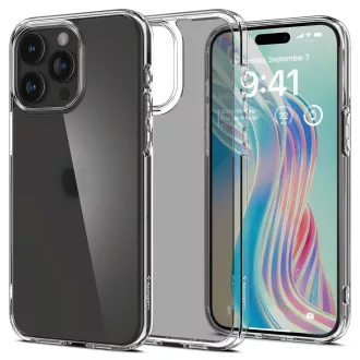 SPIGEN tok ULTRA HYBRID  iPhone 15 Pro matt átlátszó