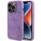 GUESS tok iPhone 15 Pro GUHCP15LP4EPMU (Quilted 4G Classic) light lila