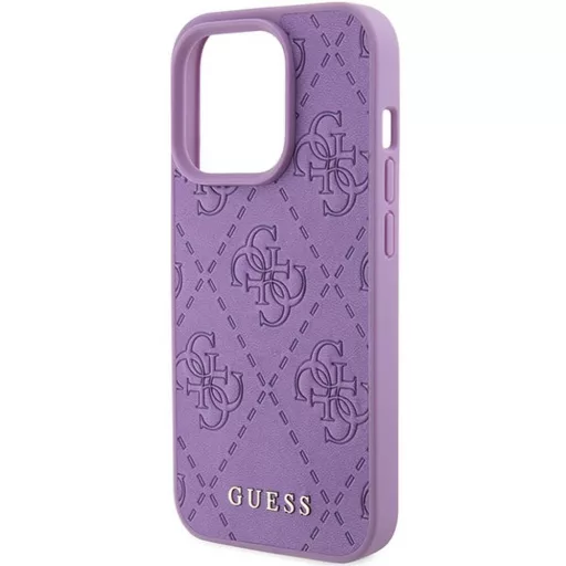 GUESS tok iPhone 15 Pro GUHCP15LP4EPMU (Quilted 4G Classic) light lila