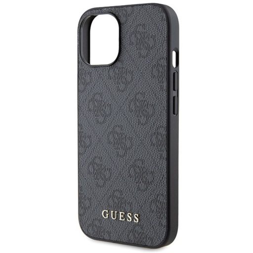 GUESS tok iPhone 15 GUHCP15SG4GFGR (4G Metal Logo) szürke