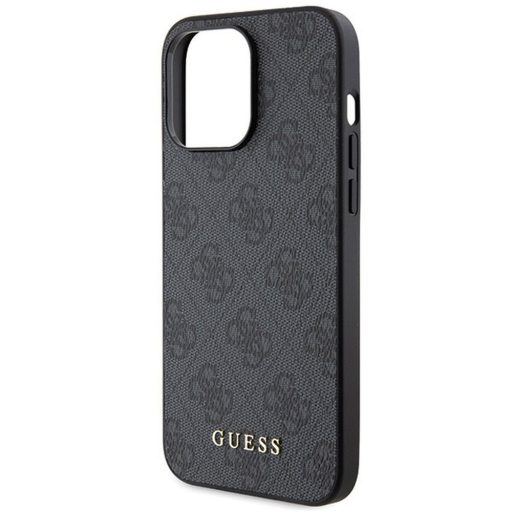 GUESS tok iPhone 15 Pro GUHCP15LG4GFGR (4G Metal Logo) szürke