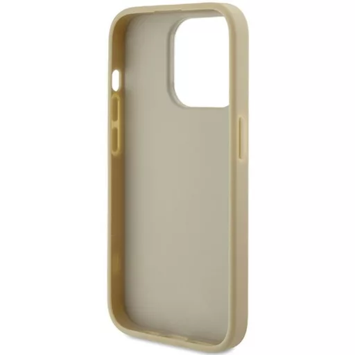 GUESS tok iPhone 15 Pro GUHCP15LHG4SGD (Fixed Glitter Big 4G) arany
