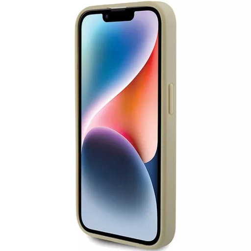 GUESS tok iPhone 15 Pro GUHCP15LHG4SGD (Fixed Glitter Big 4G) arany