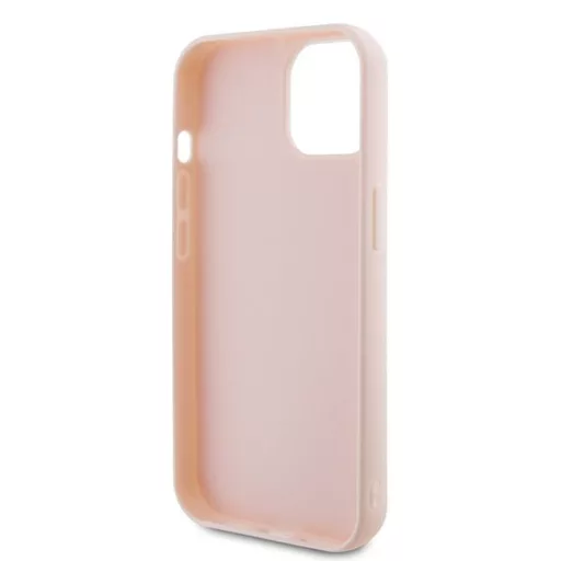 KARL LAGERFELD tok iPhone 15 KLHCP15S3DMBKCP (3D Logo Glitter) rózsaszín