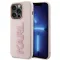 KARL LAGERFELD tok iPhone 15 Pro KLHCP15L3DMBKCP (3D Logo Glitter) rózsaszín