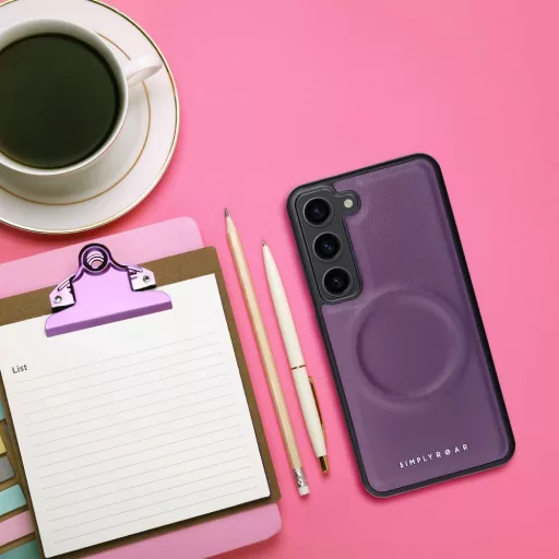 ROAR MAG MORNING tok Magsafe kompatibilis iPhone 15 Pro lila