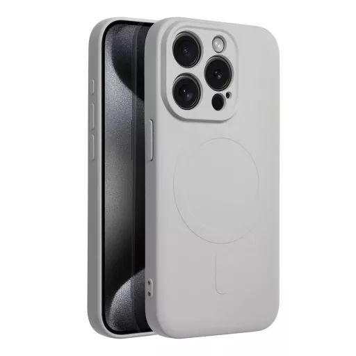 SILICONE MAG COVER Magsafe kompatibilis tok iPhone 15 Pro titanium