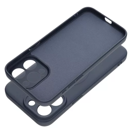 SILICONE MAG COVER Magsafe kompatibilis tok iPhone 15 Pro Max kék titanium