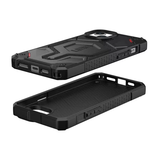 UAG Urban Armor Gear tok MONARCH PRO Magsafe kompatibilis for iPhone 15 Plus kevlar fekete