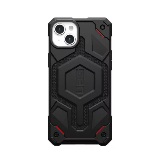 UAG Urban Armor Gear tok MONARCH PRO Magsafe kompatibilis for iPhone 15 Plus kevlar fekete