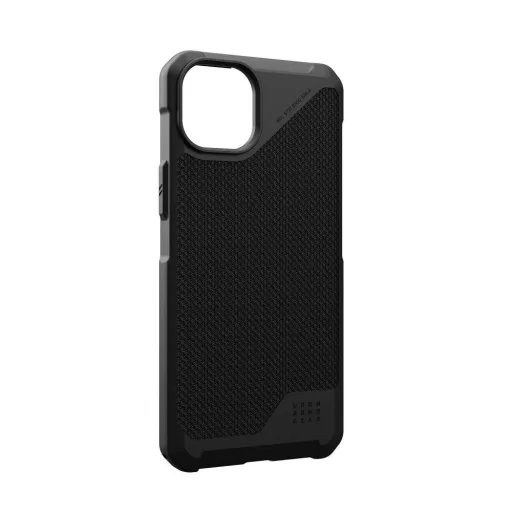 UAG Urban Armor Gear tok METROPOLIS LT Magsafe kompatibilis for iPhone 15 Plus kevlar fekete