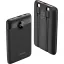 Veger powerbank C11 W1170 PD QC3.0 2A 22,5W 10000 mAh beépített USB-C / Lightning kábelekkel fekete