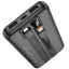 Hoco J118 powerbank 10000 mAh 2A beépített USB-C + Lightning kábelekkel fekete