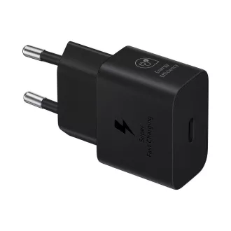   Samsung eredeti hálózati töltő USB-C PD 3A 25W GaN EP-T2510NBEGEU fekete blister