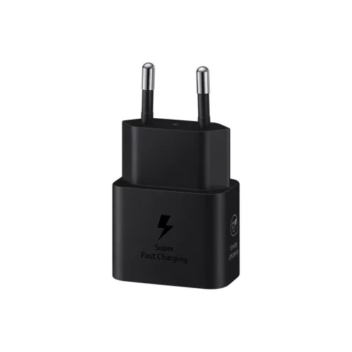 Samsung eredeti hálózati töltő USB-C PD 3A 25W GaN EP-T2510NBEGEU fekete blister