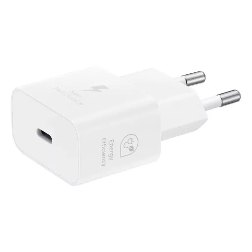 Samsung eredeti hálózati töltő USB-C PD 3A 25W GaN EP-T2510NWEGEU fehér blister