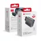 Forcell F-Energy hálózati töltő GaN 2×USB-C + USB-A QC4.0 PD 4A 65W VT-42B szürke