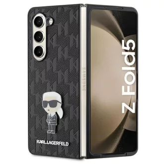   KARL LAGERFELD tok SAMSUNG Z Fold 5 KLHCZFD5SAPKINPK (Saffiano Mono IK PIN) fekete