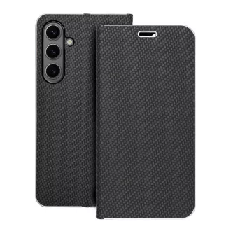 LUNA Carbon Flip tok Samsung S24 Plus fekete