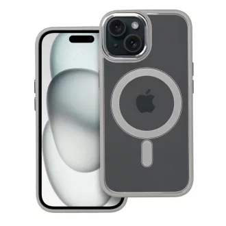  Color Edge Mag Cover tok iPhone 15  Magsafe kompatibilis titanium-szürke