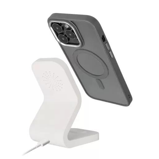 Color Edge Mag Cover tok iPhone 15  Magsafe kompatibilis titanium-szürke