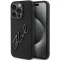 KARL LAGERFELD tok iPhone 15 Pro KLHCP15LSKSBMCK (Silicone Karl Script Logo) fekete
