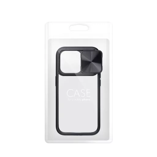 Slider tok iPhone 15 PLUS  fekete