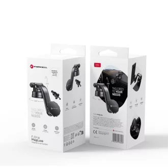   Forcell F-Grip MagLuxe mágneses autós telefontartó szélvédőre / műszerfalra / szellőzőrácsba fekete