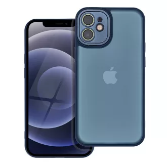 VARIETE Variete Mag Cover tok iPhone 12 sötétkék