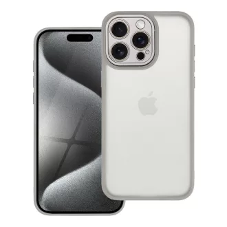 VARIETE Variete Mag Cover tok iPhone 15 Pro Max acélszürke