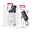 Forcell F-Energy powerbank Power Plug F5K3 PD 20W 5000 mAh USB-C csatlakozóval fekete