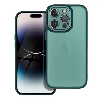 VARIETE Variete Mag Cover tok iPhone 14 Pro sötétzöld
