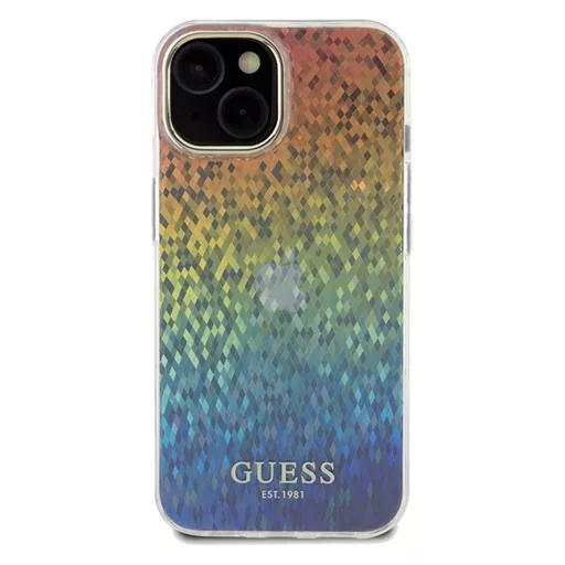 GUESS tok iPhone 14 GUHCP14SHDECMI (IML Faceted Mirror / disco iridescent) multicolor