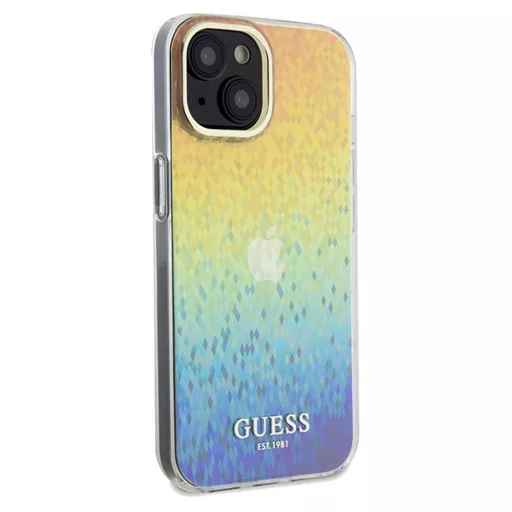GUESS tok iPhone 14 GUHCP14SHDECMI (IML Faceted Mirror / disco iridescent) multicolor