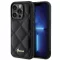 GUESS tok iPhone 15 Pro Max GUHCP15XPSQSQSK (Quilted Metal Logo) fekete