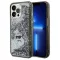 KARL LAGERFELD tok iPhone 13 Pro KLHCP13LLKCNSK (Liquid Glitter C) átlátszó