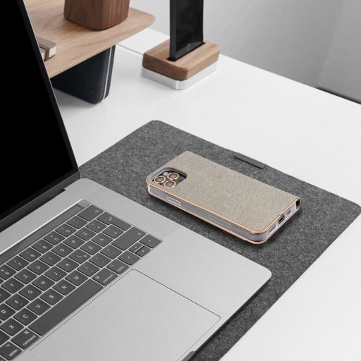 Luna Gold Flip tok SAMSUNG A15 4G / A15 5G ezüst