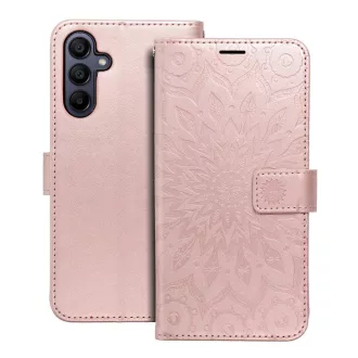 Mezzo Flip tok SAMSUNG A15 4G / A15 5G mandala rozéarany
