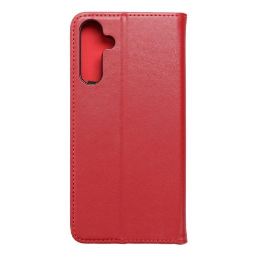 Smart Pro Leather bőrhatású flip tok SAMSUNG A15 4G / A15 5G bordó