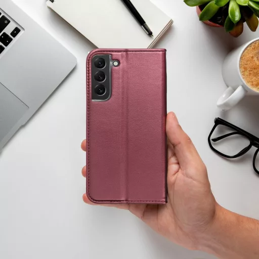 SMART MAGNETO Flip tok SAMSUNG A35 bordó