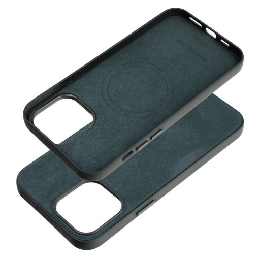 Woven Mag Cover tok iPhone 13 PRO MAX  Magsafe kompatibilis zöld