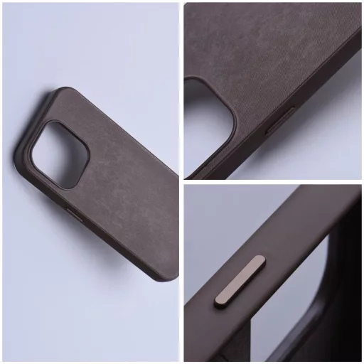 Woven Mag Cover tok iPhone 13 PRO  Magsafe kompatibilis light barna
