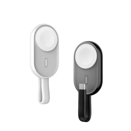 Veger powerbank Apple Watch-hoz W0102 1200 mAh Pomme fehér