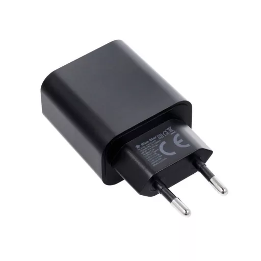 Blue Star hálózati töltő USB-C QC4.0 PD 3A 20W + USB-C – USB-C kábel TFB-TC-20WPD fekete