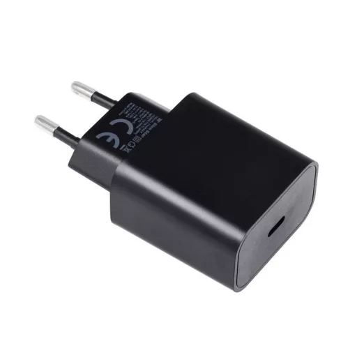 Blue Star hálózati töltő USB-C QC4.0 PD 3A 20W + USB-C – USB-C kábel TFB-TC-20WPD fekete
