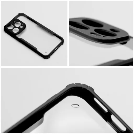 Anti-Drop ütésálló tok iPhone 15  fekete