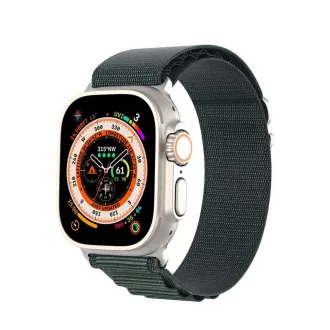   DUX DUCIS GS nylon szíj Apple Watch 42 / 44 / 45 / 49 mm olíva