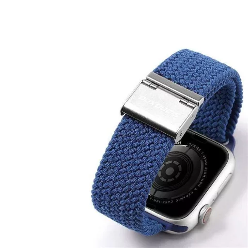 DUX DUCIS MIXTURE PRO rugalmas fonott szíj Apple Watch 38 / 40 / 41 mm kék